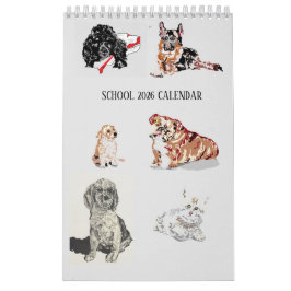 Calendario Calendar ; School  2026
