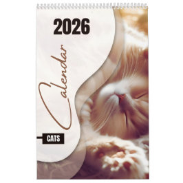 Calendario Calendar with cute cats