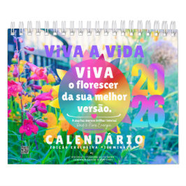 Calendario Calendário 2026 :: Viva a Vida Edição ILUMINAÇÃO