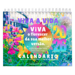 Calendario Calendário 2026 :: Viva a Vida Edição ILUMINAÇÃO