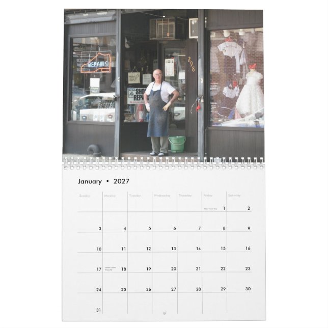 Calendario Calendario: Brooklyn significa negocio (Jan 2027)