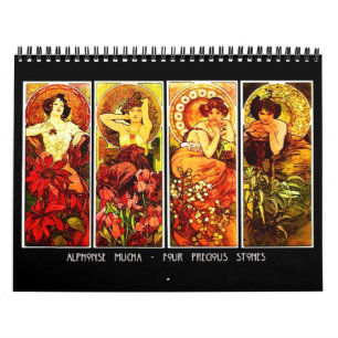 Calendario Calendario-Clásico/Vintage-Alfonso Mucha