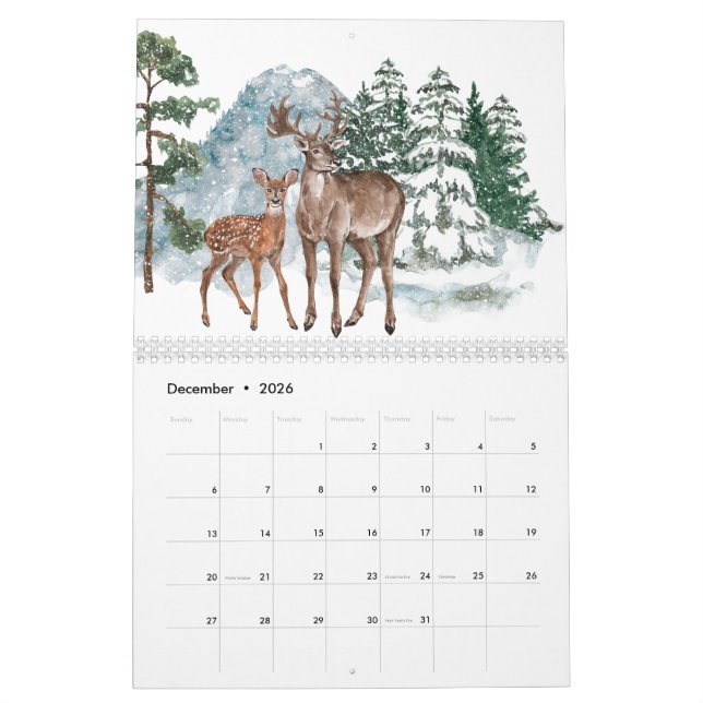 Calendario "Calendario de 12 meses de 2025 - Elegante y funci (Dec 2026)