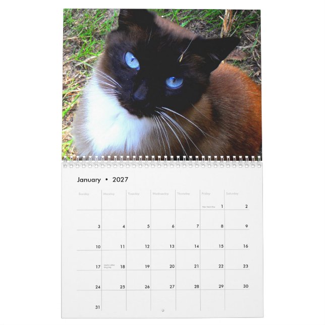 Calendario "Calendario del rancho del Caboodle" (Jan 2027)
