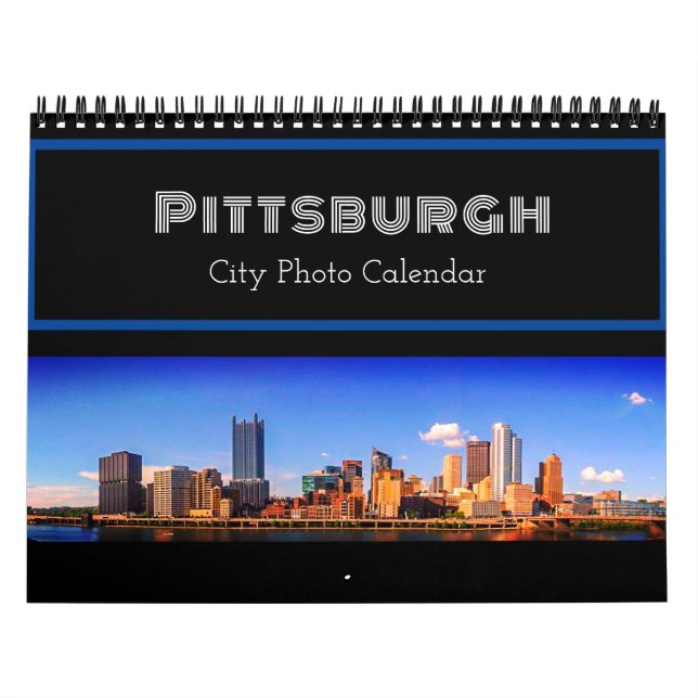 Calendario - Calendario fotográfico de Pittsburgh (Tapa)