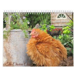 Calendario Calendario: La multitud del polluelo del pollo