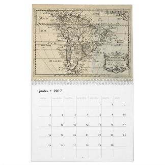 Calendario Calendário: Mapas do Brasil