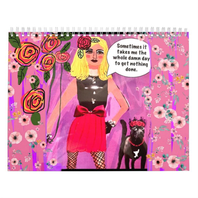 Calendario calendario- ser malo a** todos los días (Tapa)