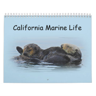 Calendario Calendario, vida marina, California