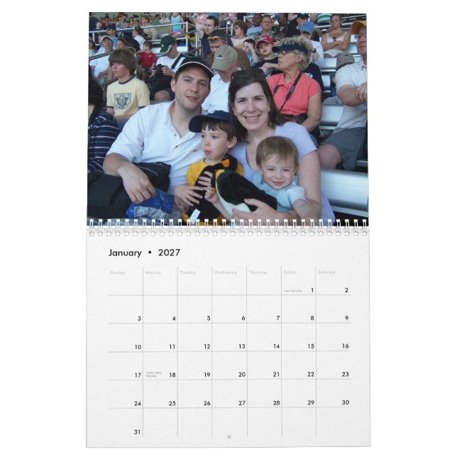 Calendario Calendario-Wheaton 2011 de Gallagher (Jan 2027)
