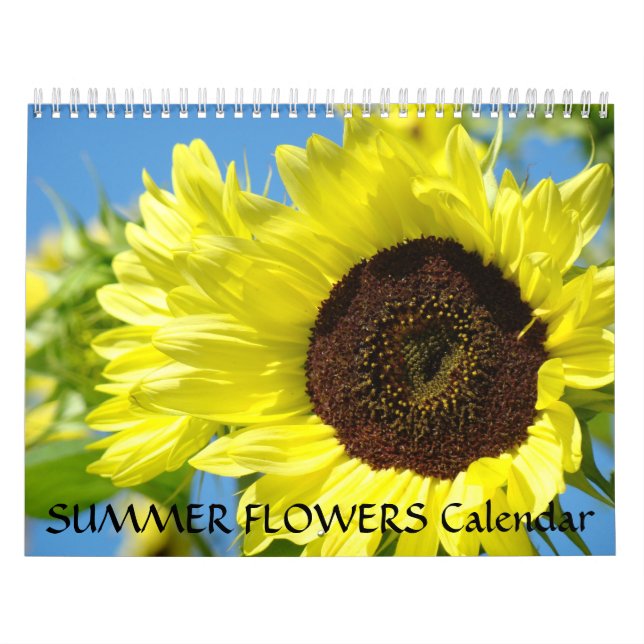 CALENDARIO Calendarios de flores de verano Jardine (Tapa)