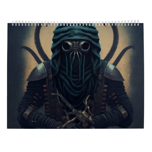 Calendario Calendars warrior fantasy 2023 (Reverso)