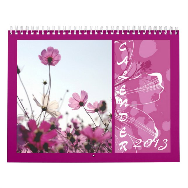 Calendario Calender 2013 flores hermosas rosas (Tapa)