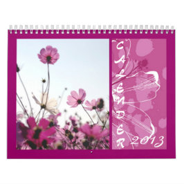 Calendario Calender 2013 flores hermosas rosas