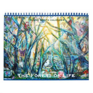 Calendario Calender de bosque de vida