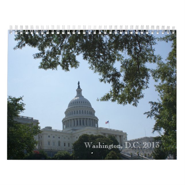Calendario Calénder fotográfico a color de Washington DC 2013 (Tapa)