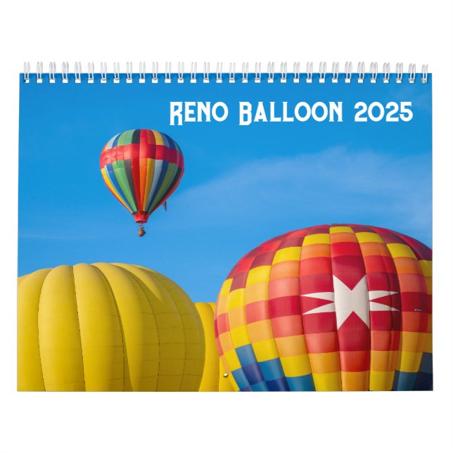 Calendario Calender Reno Balloon 2025 (Tapa)