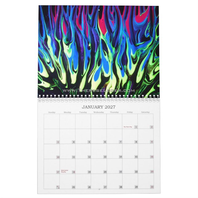 Calendario Calender serie "Phantasmagoria" 2012 (Jan 2027)