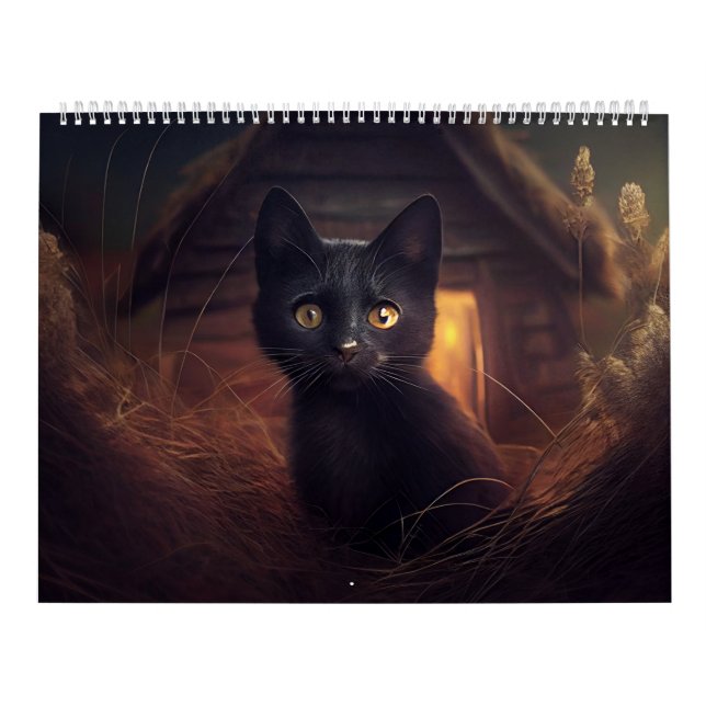 Calendario Calendrier  Black Cat (Tapa)