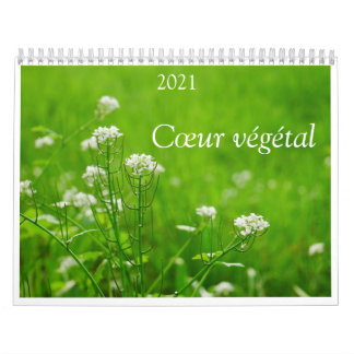 Calendario Calendrier Cœur végétal 2021