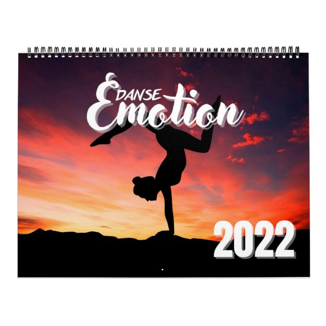 Calendario Calendrier Danse Emotion - 02 (Tapa)
