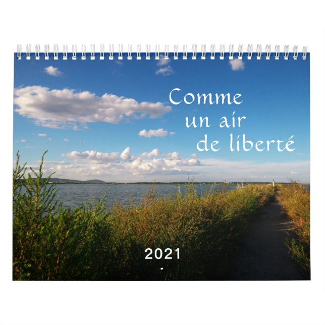 Calendario Calendrier de photo de paysages (Tapa)