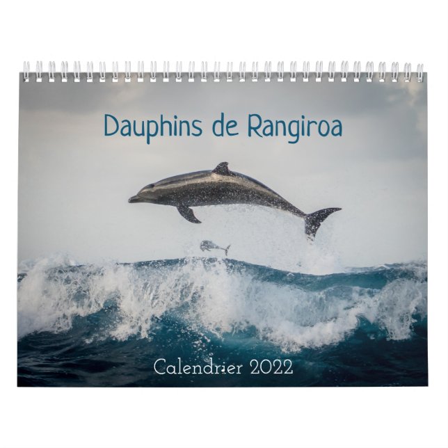 Calendario Calendrier des Dauphins カレンダー (Tapa)