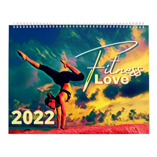 Calendario Calendrier Fitness Love (Tapa)
