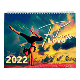 Calendario Calendrier Fitness Love