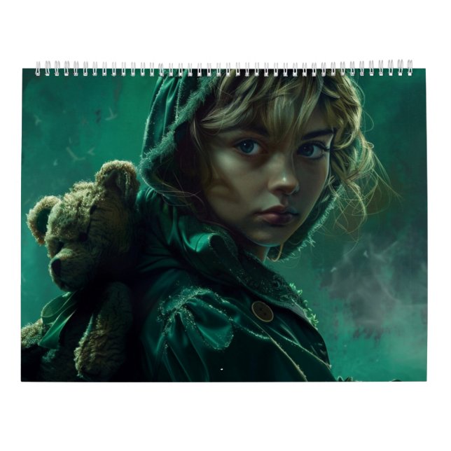 Calendario Calendrier Jeune Fille  (Reverso)