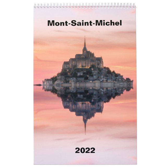 Calendario Calendrier Mont-Saint-Michel france (Tapa)