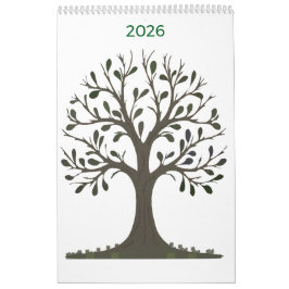 Calendario 🌿 Calendrier Mural 2026 Saisonnier - Art Nature 