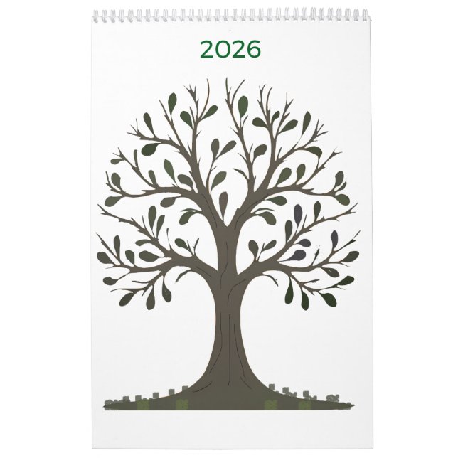 Calendario 🌿 Calendrier Mural 2026 Saisonnier - Art Nature  (Tapa)