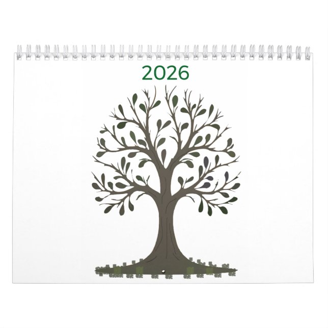Calendario Calendrier Mural  Saisonnier - Changez l'Année (Tapa)