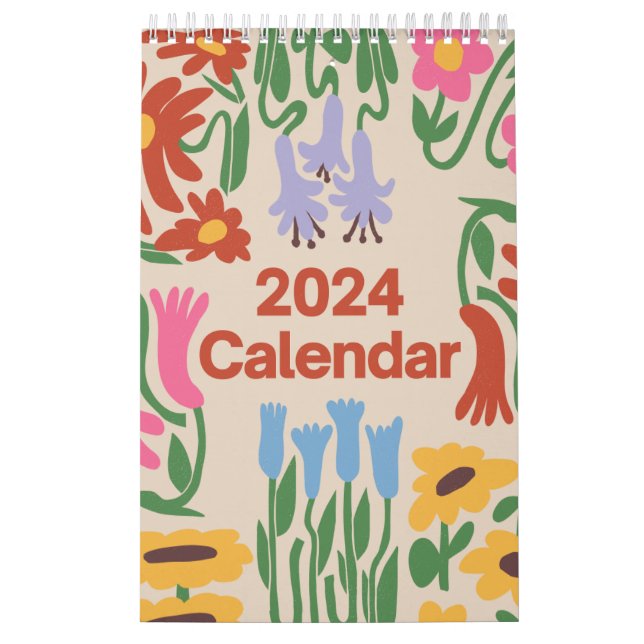 Calendario calendrier personnalisé 2024 (Tapa)