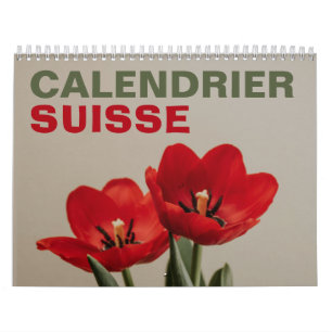 Calendario Calendrier Suisse avec Jours Fériés   2026