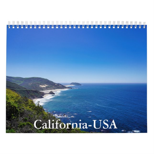 Calendario California-Estados Unidos (Tapa)