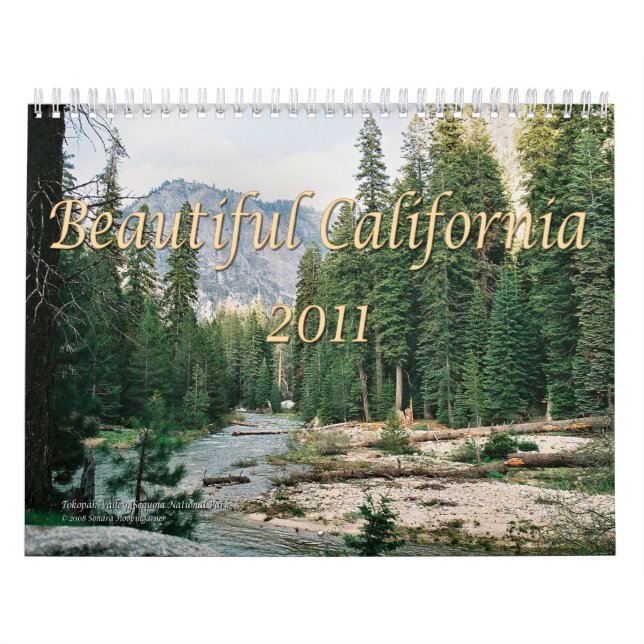Calendario California hermosa 2011 (Tapa)