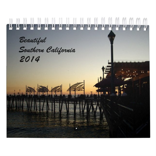 Calendario California meridional hermosa (Tapa)