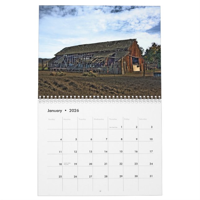 Calendario California por el Rad (Jan 2026)