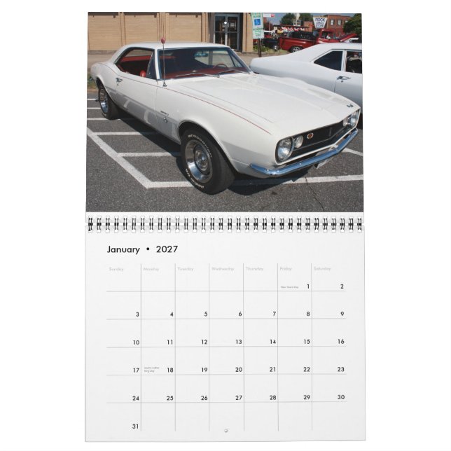 Calendario Camaro de Chevys calientes 2011 (Jan 2027)
