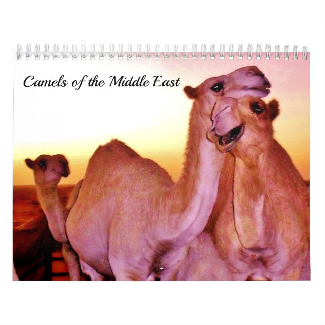Calendario Camellos del Oriente Medio (Tapa)