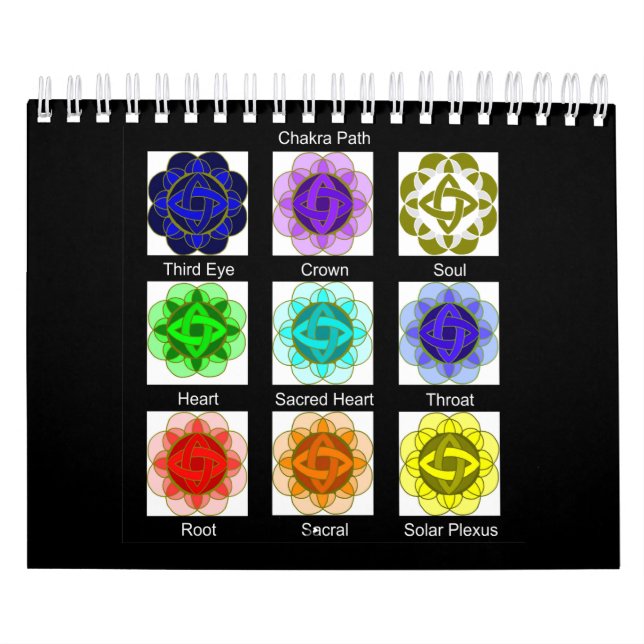 Calendario "Camino Chakra" Curando Mandalas (Tapa)