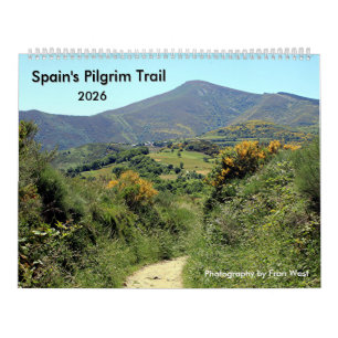 Calendario Camino de peregrinación de España: León a Santiago