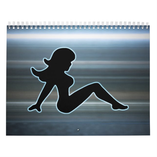 Calendario Camionero Chica en Metalizado (Tapa)