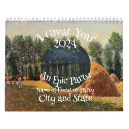 Calendario Camiseta Iman de Taza 2024 Servilleta Foto Póster 