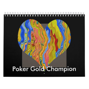 Calendario Campeón del oro del póker