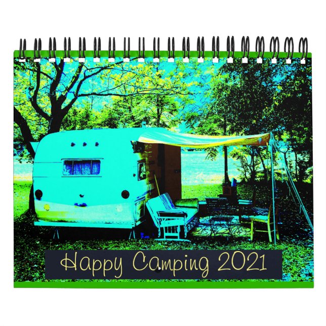 Calendario Campeones Vintage Feliz Camping 2021 (Tapa)
