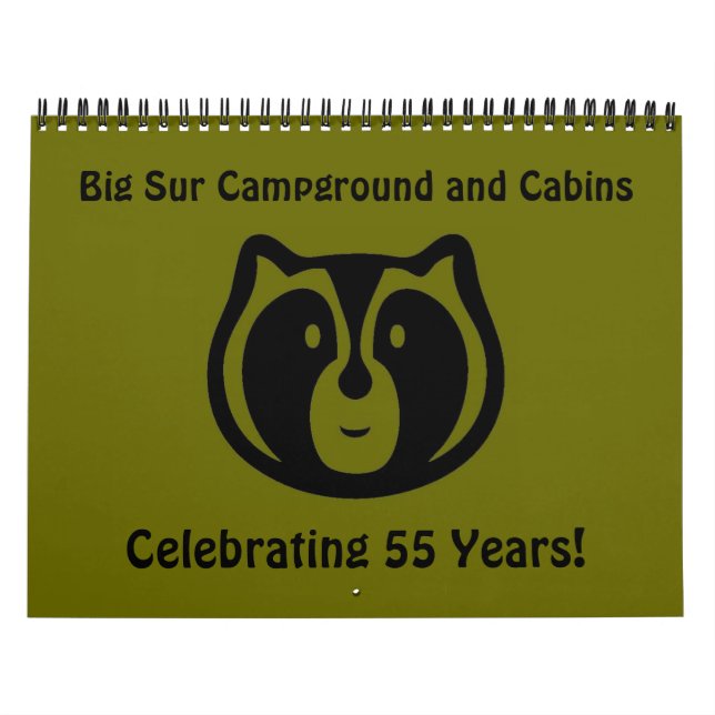 Calendario Camping y cabinas grandes de Sur (Tapa)