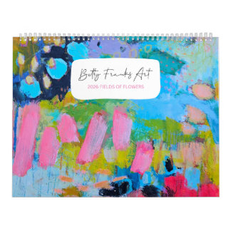 Calendario Campos de Flores 2026 de Betty Franks